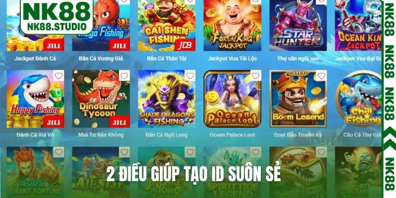 2 điều giúp tạo ID suôn sẻ